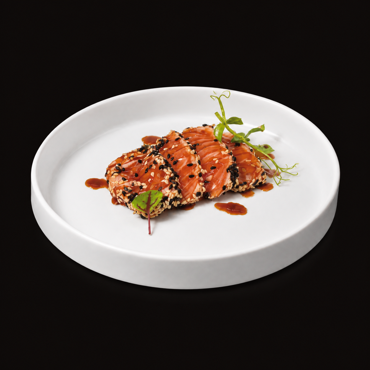 Salmon tataki